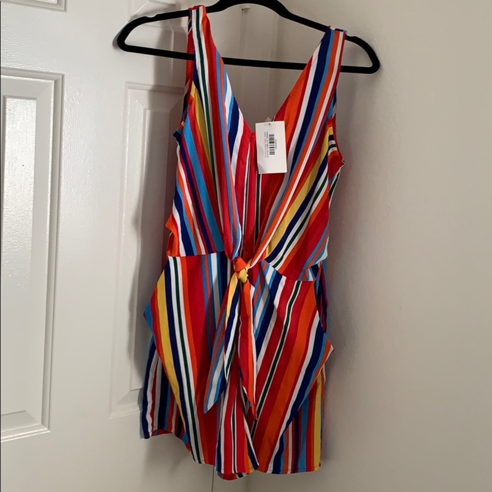 Multi colored romper